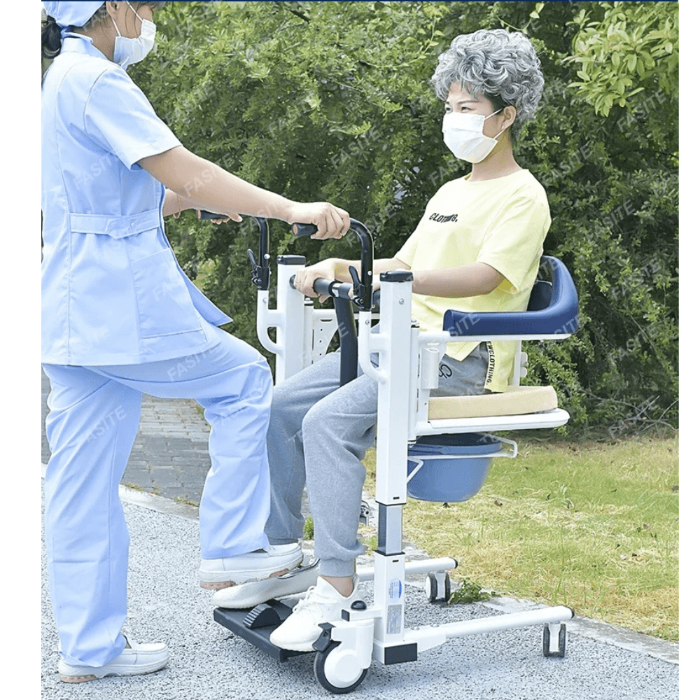 HELAMOVE™ – Chaise Percée Médicale Hydraulique 4-en-1